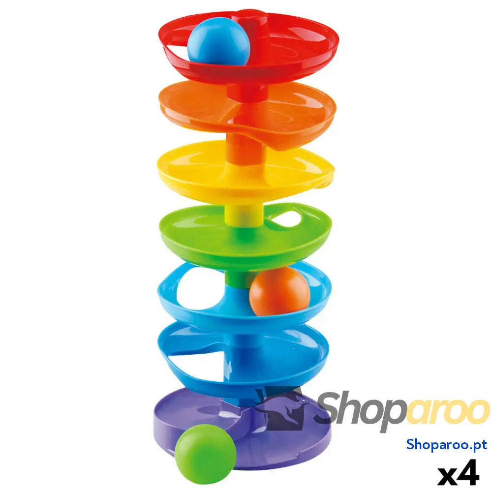 Espiral de Atividades PlayGo Rainbow 4 Unidades 15 x 37 x 15,5 cm