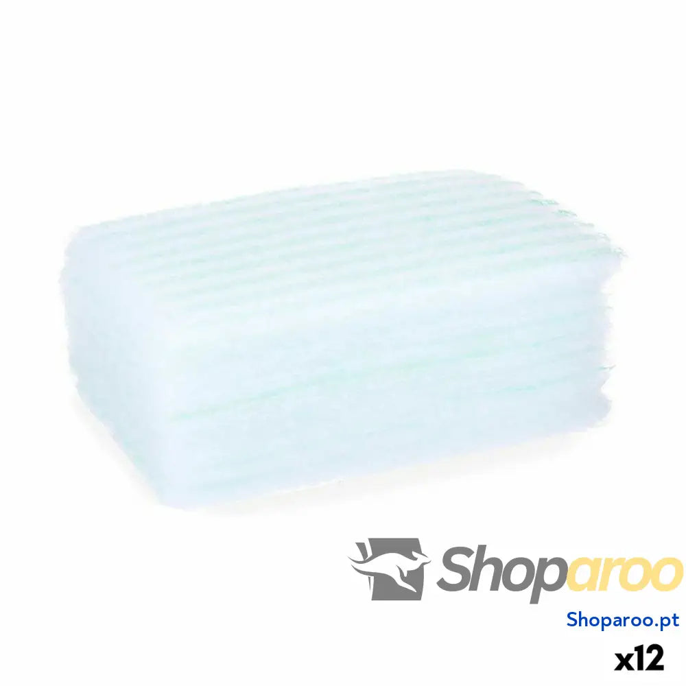 Esponja Corporal Berilo 11880014 Azul Branco 19,5 x 12 x 1,5 cm Sabonete (12 Unidades)