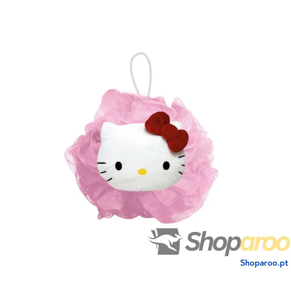Esponja Corporal Hello Kitty Cor de Rosa 20 % Poliéster 12 x 12 x 12 cm
