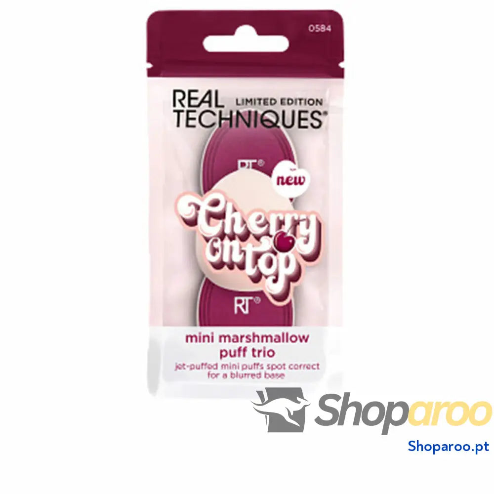 Esponja para Maquilhagem Real Techniques CHERRY ON TOP 3 Peças