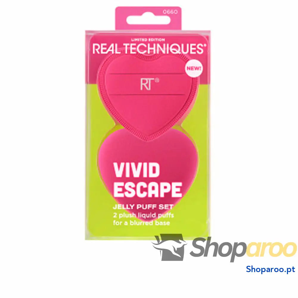 Esponja para Maquilhagem Real Techniques VIVID ESCAPE 2 Peças