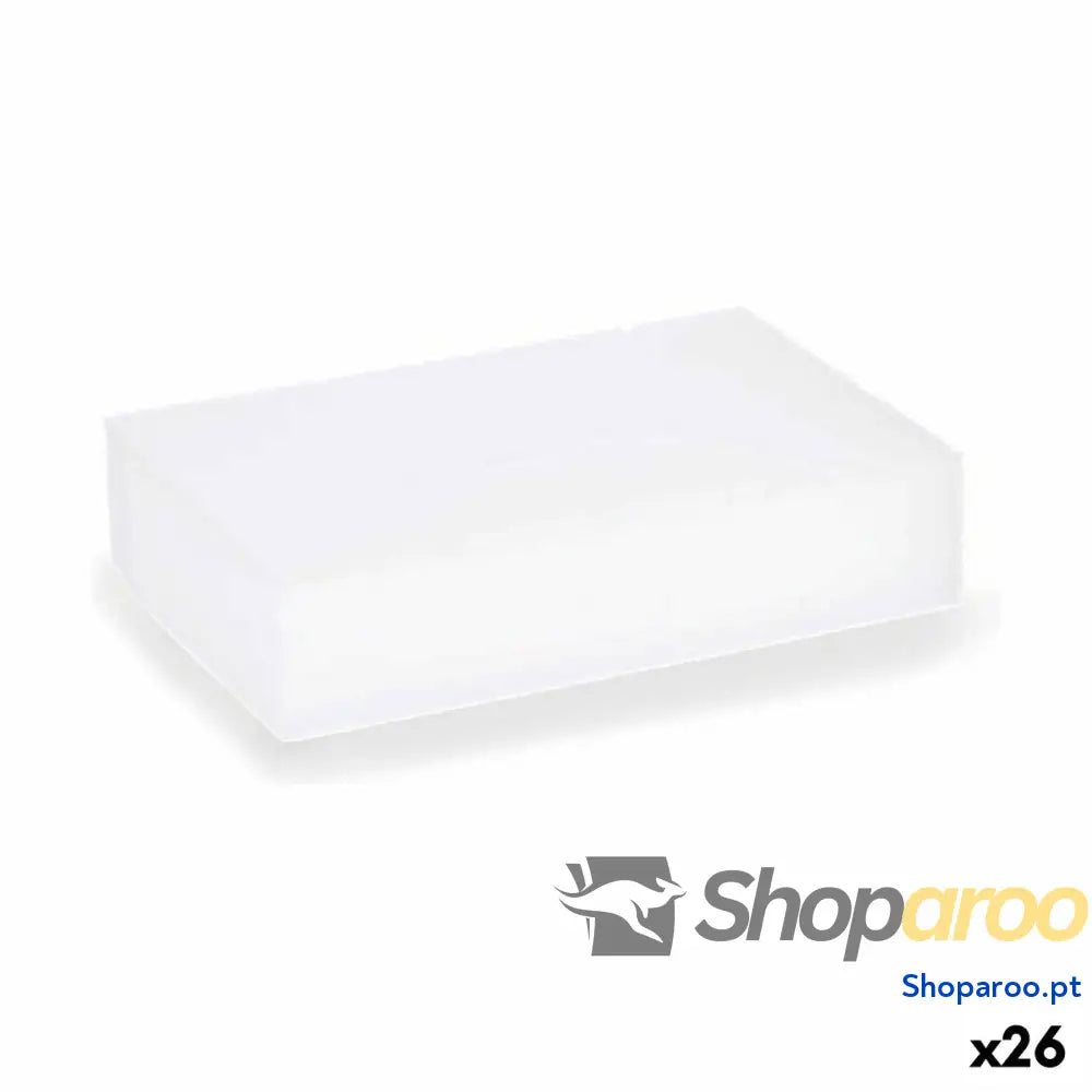 Esponjas Borracha (10 x 6.5 2.5 cm) (26 Unidades)