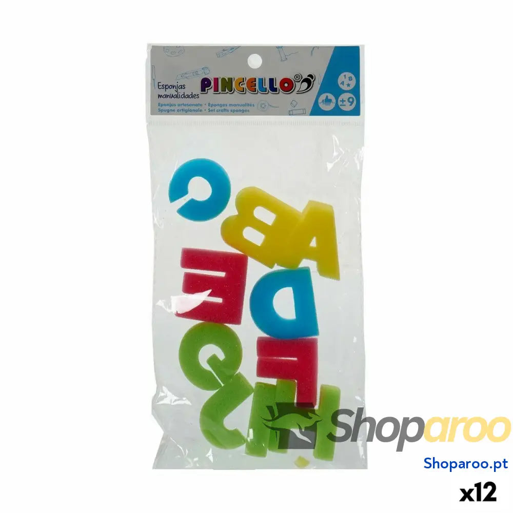 Esponjas Pincello AR1810096 Artesanato Multicolor (12 Unidades)
