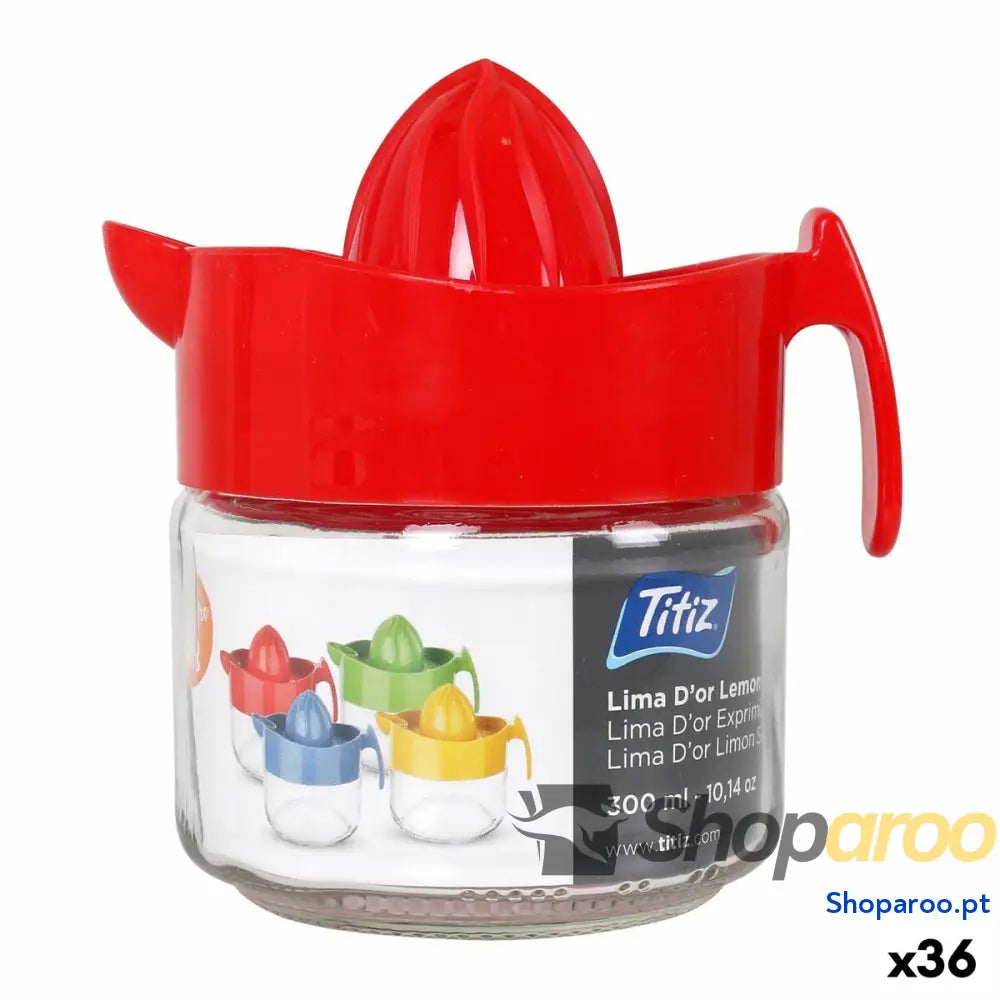 Espremedor Titiz Vidro 0,3 L 10 x 18 x 12 cm (36 Unidades)