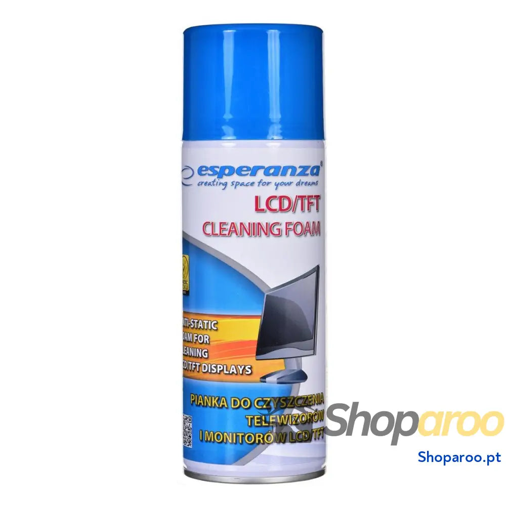 Espuma de limpeza do ecrã Esperanza ES119 LCD TFT 400 ml