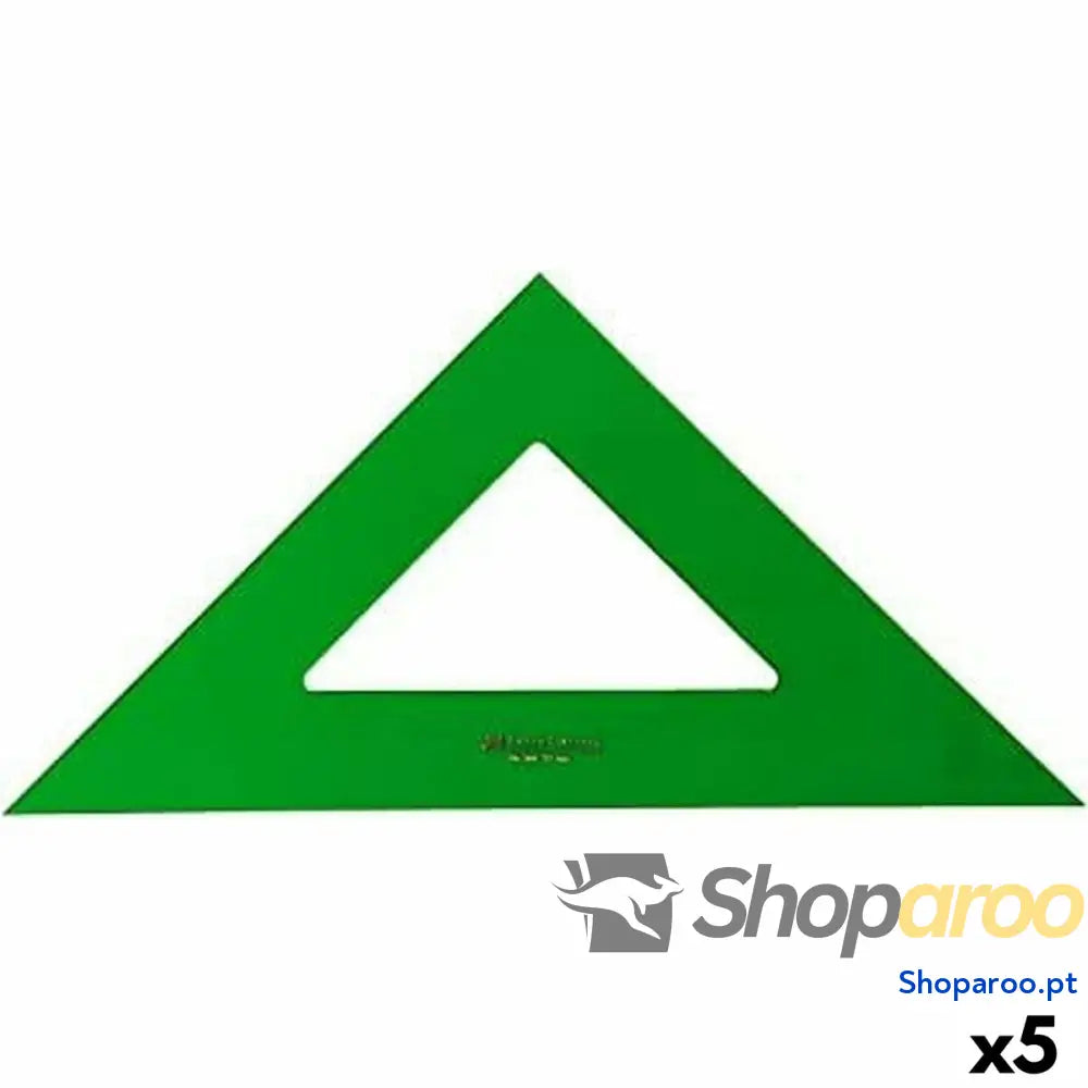Esquadria Faber-Castell Verde 12 cm (5 Unidades)