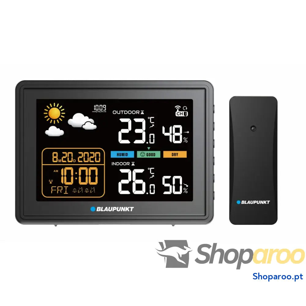 Estação Meteorológica Multifunções Blaupunkt WS30BK Preto