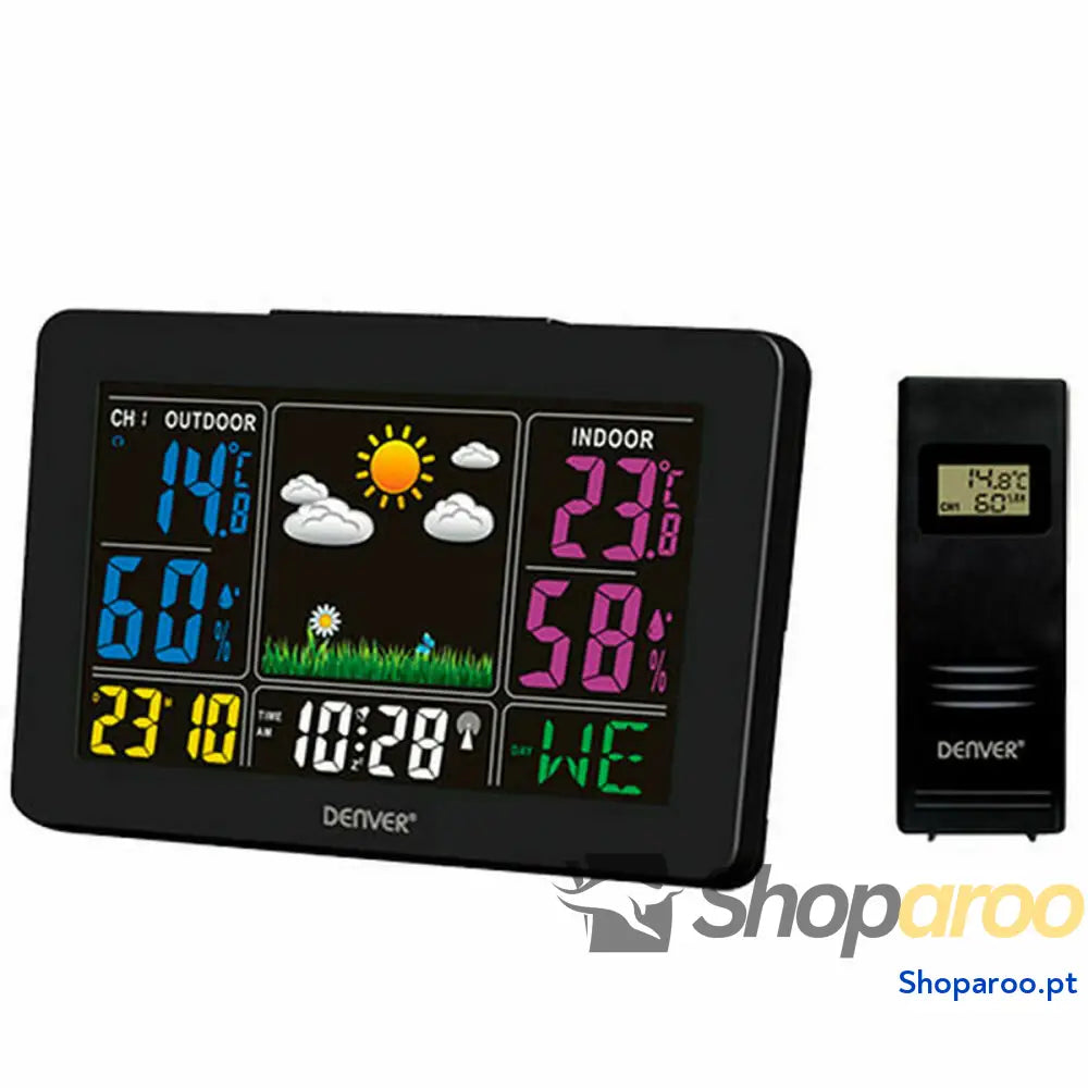 Estação Meteorológica Multifunções Denver Electronics WS-540 Preto