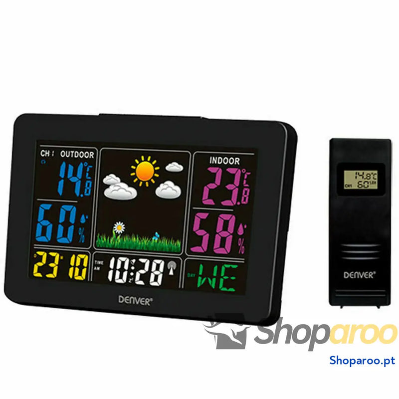 Estação Meteorológica Multifunções Denver Electronics WS-540 Preto
