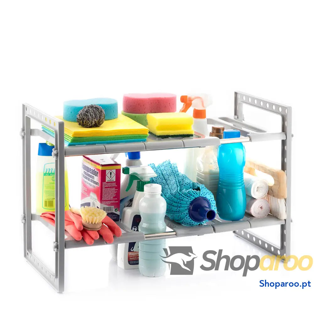 Estante extensível para lava-louça Shibblek InnovaGoods 2 prateleiras