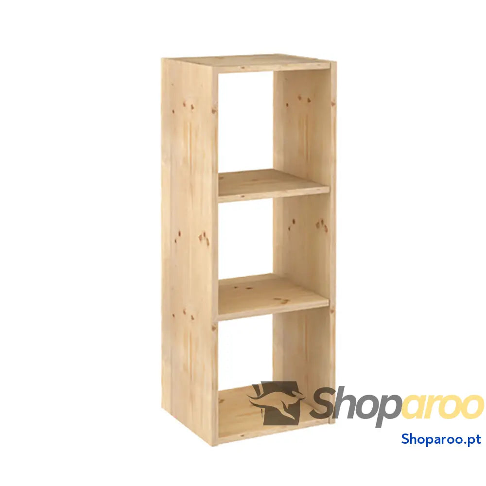 Estantes Astigarraga Dinamic 3 Natural Madeira 107 x 36,2 x 34 cm Cubos Modular