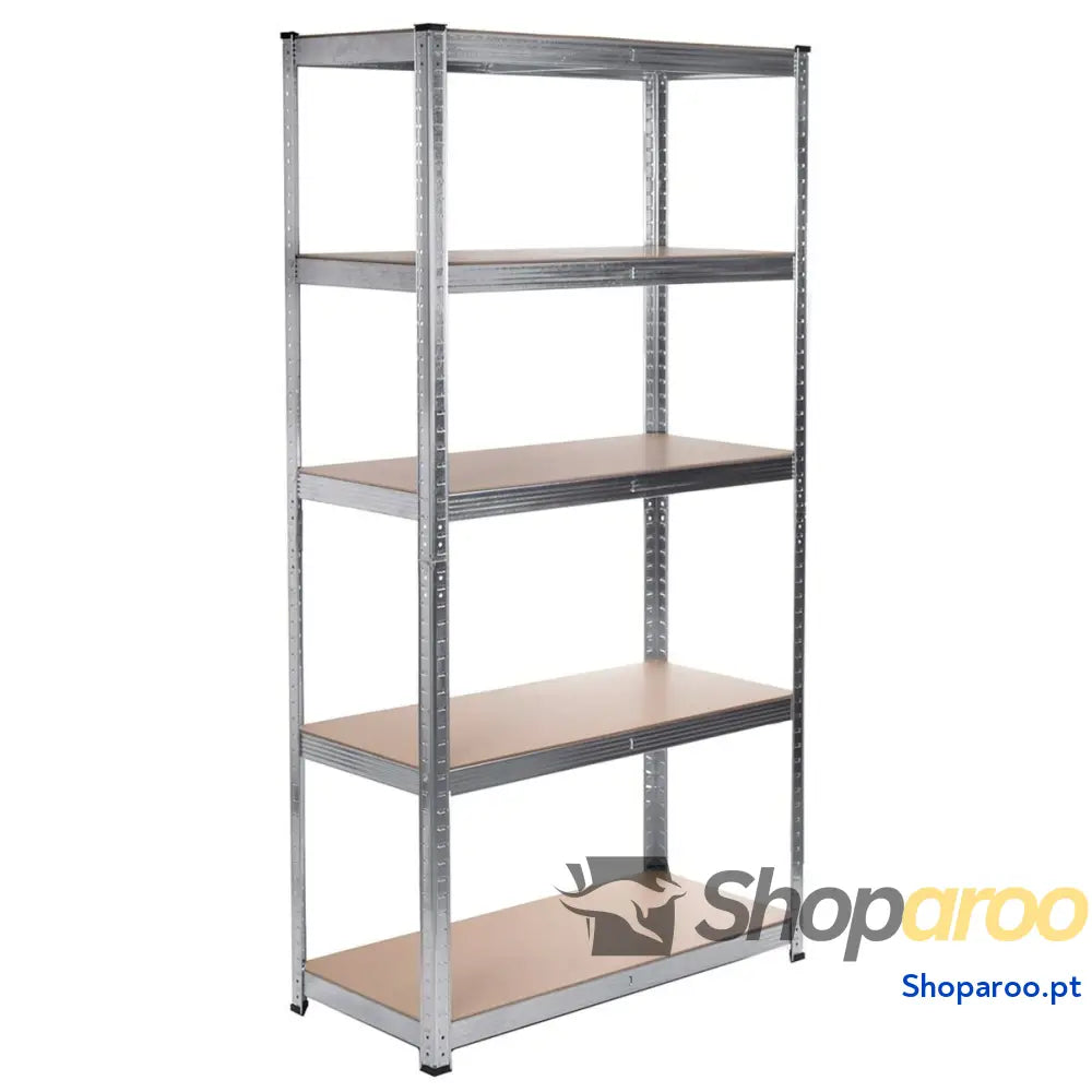 Estantes Greenblue GB378 180 x 90 x 40 cm Cinzento Aço Galvanizado Madeira MDF 75 Kg