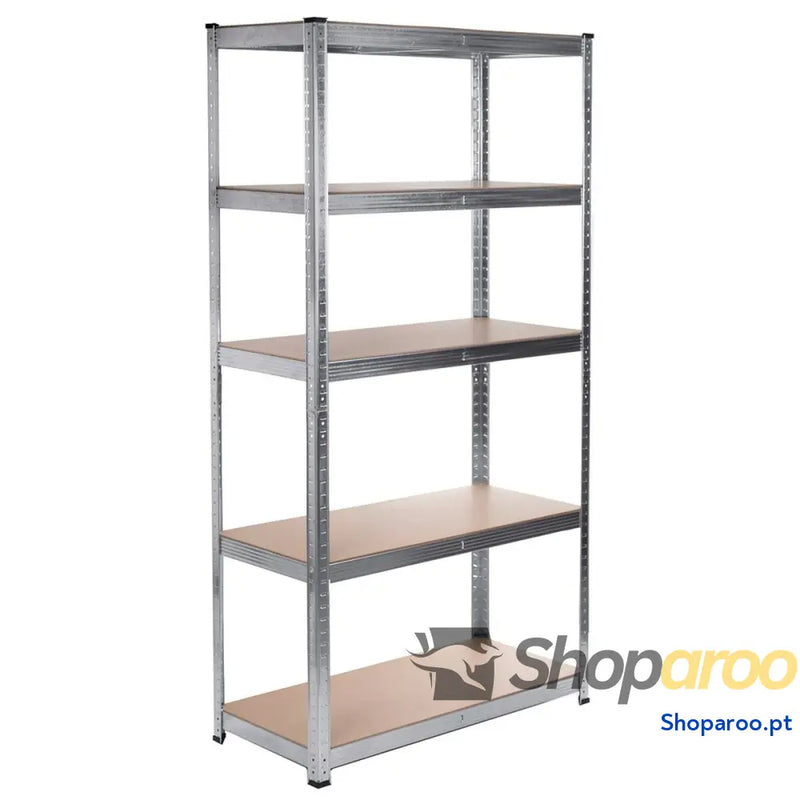 Estantes Greenblue GB378 180 x 90 x 40 cm Cinzento Aço Galvanizado Madeira MDF 75 Kg