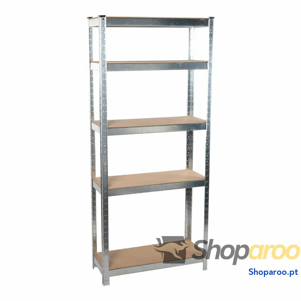 Estantes Kinzo Madeira Aço inoxidável 5 Prateleiras 750 kg 75 x 30 x 172 cm
