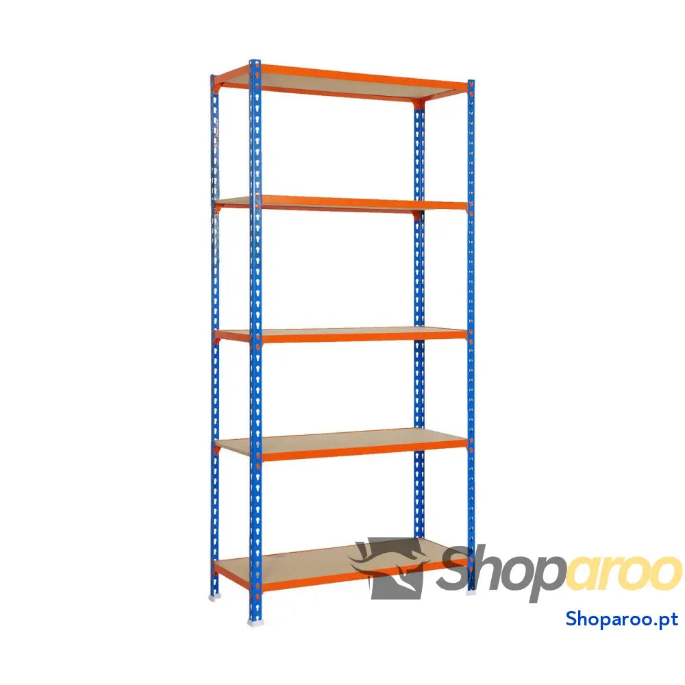 Estantes Simon Rack Maderclick 5/400 750 kg Metal 5 Prateleiras Aglomerado (180 x 90 x 40 cm)