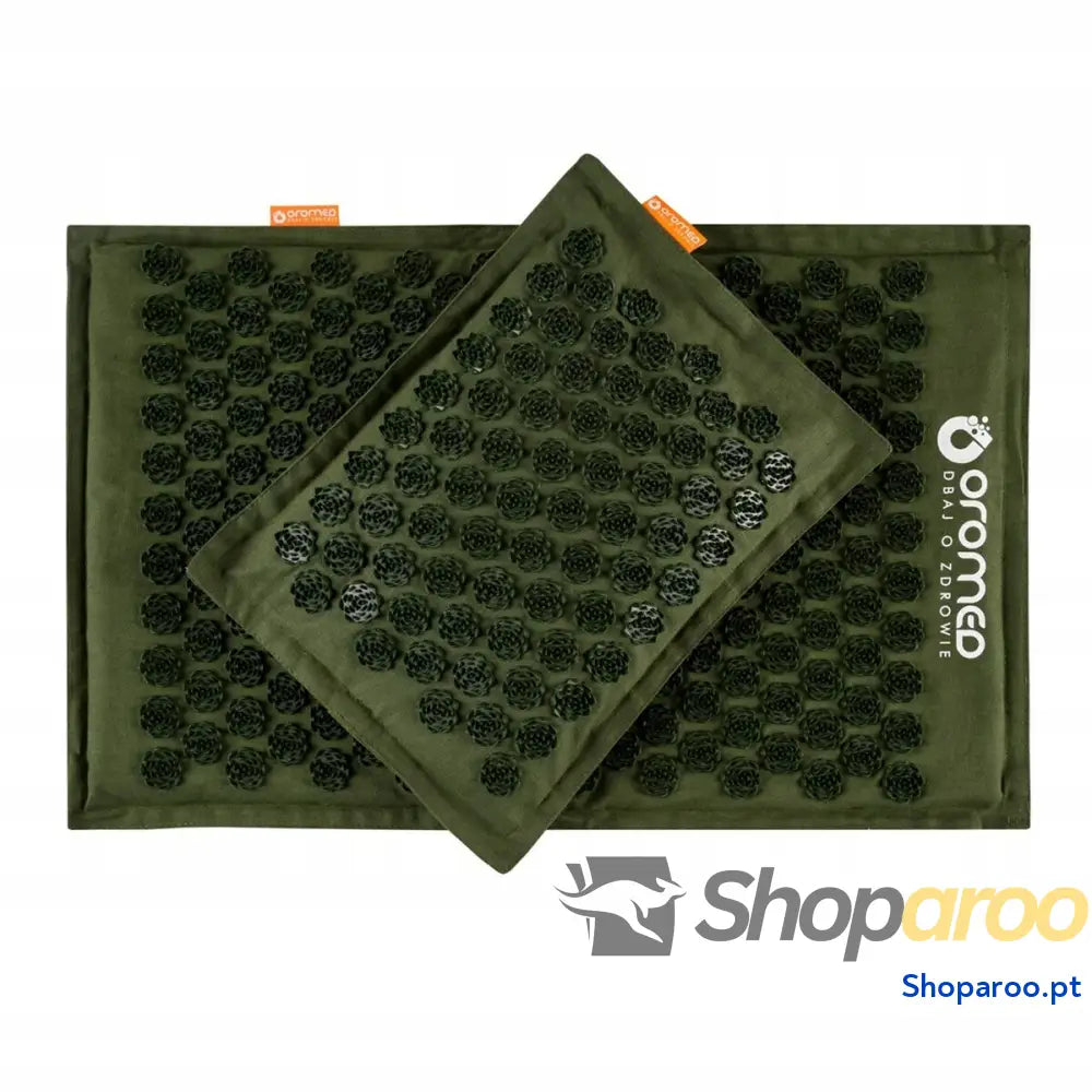 Esteira de Acupressão Acolchoada Oromed ORO-HEALTH Verde 43 x 67 cm
