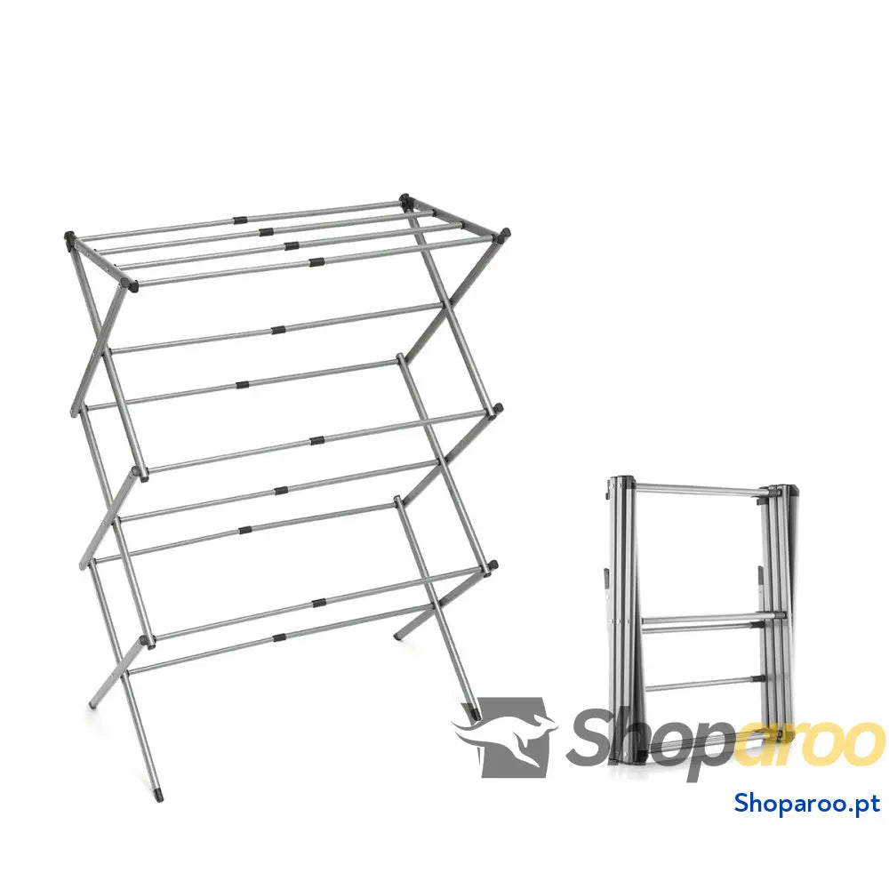 Estendal Metálico Rebatível e Extensível com 3 Alturas Cloxy InnovaGoods 11 Barras