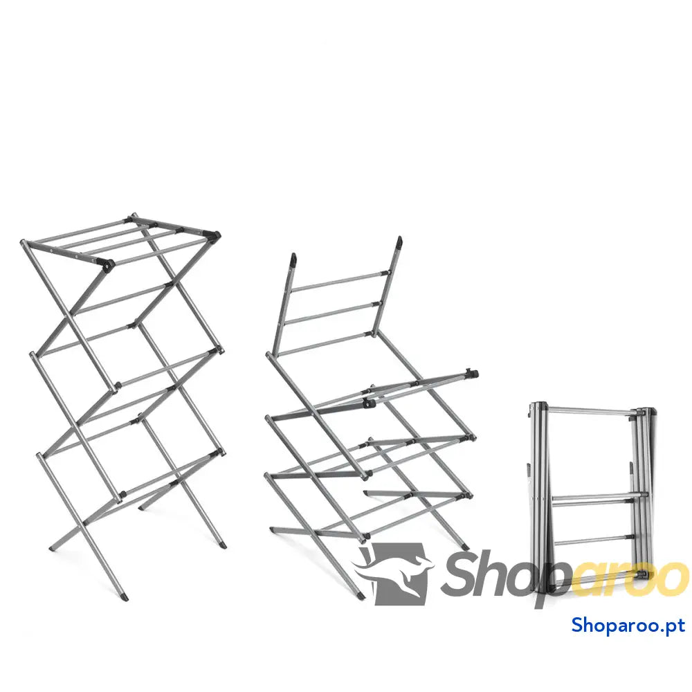 Estendal Metálico Rebatível e Extensível com 3 Alturas Cloxy InnovaGoods 11 Barras