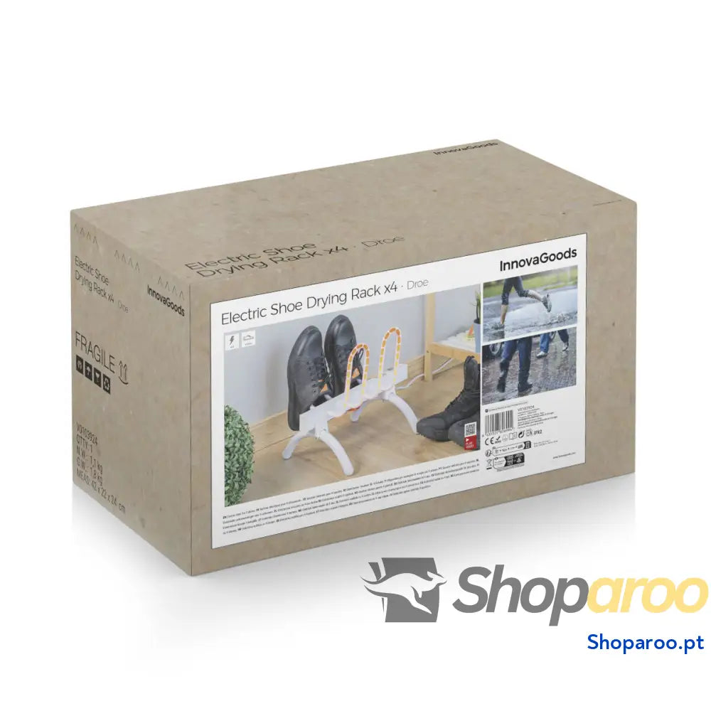 Estendal Secador Elétrico de Calçado para 2 Pares Resistente à Água