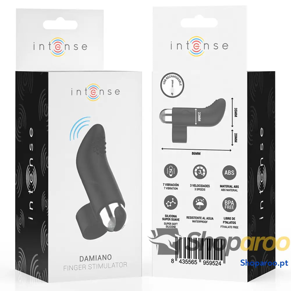 Estimulador de Dedo Damiano Intense com 7 Modos Vibração