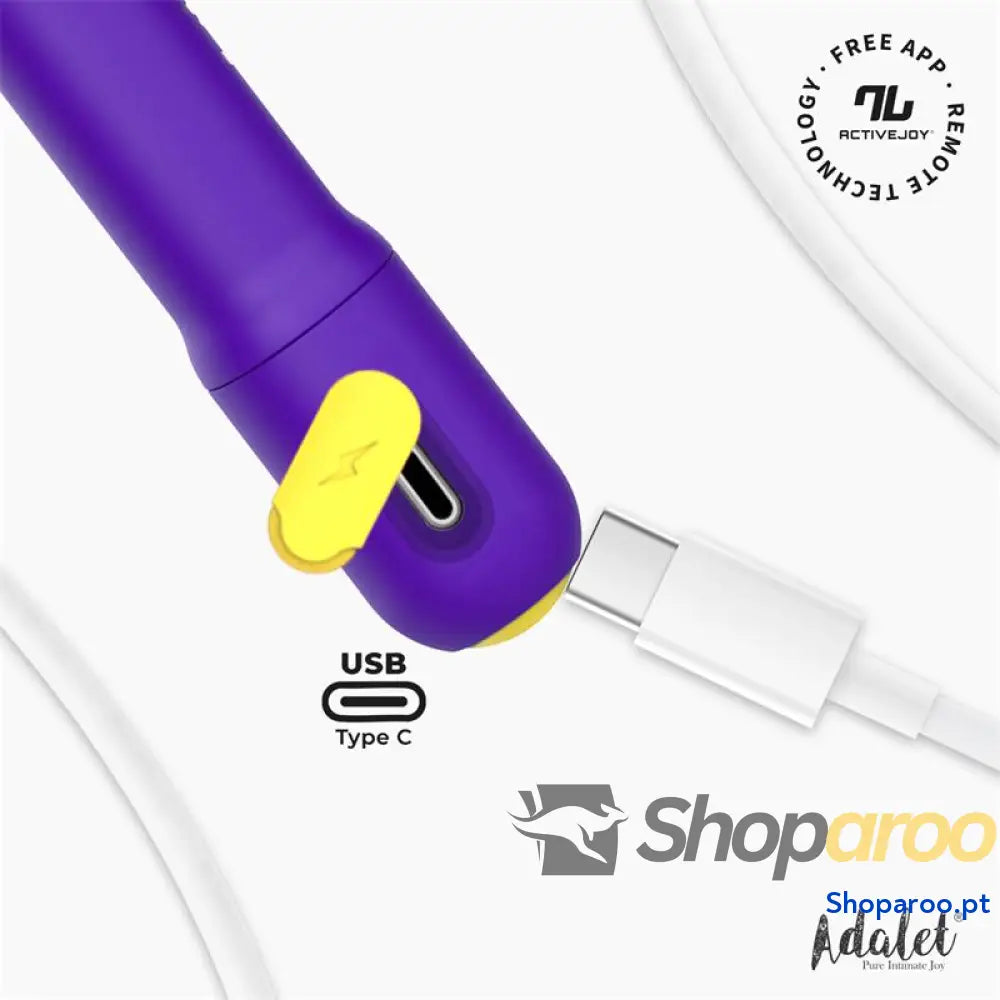 Estimulador Ponto G com APP Purpura