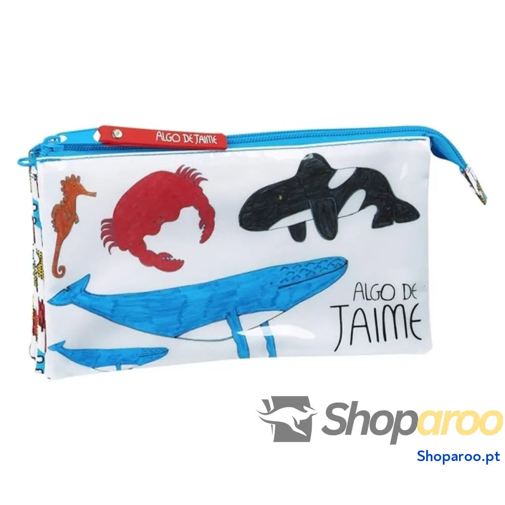 Estojo Algo de Jaime Ocean Multicolor (22 x 12 x 3 cm)
