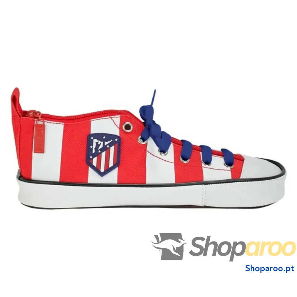 Estojo Atlético Madrid 1 Vermelho Azul Branco (24 x 8 x 8.5 cm)
