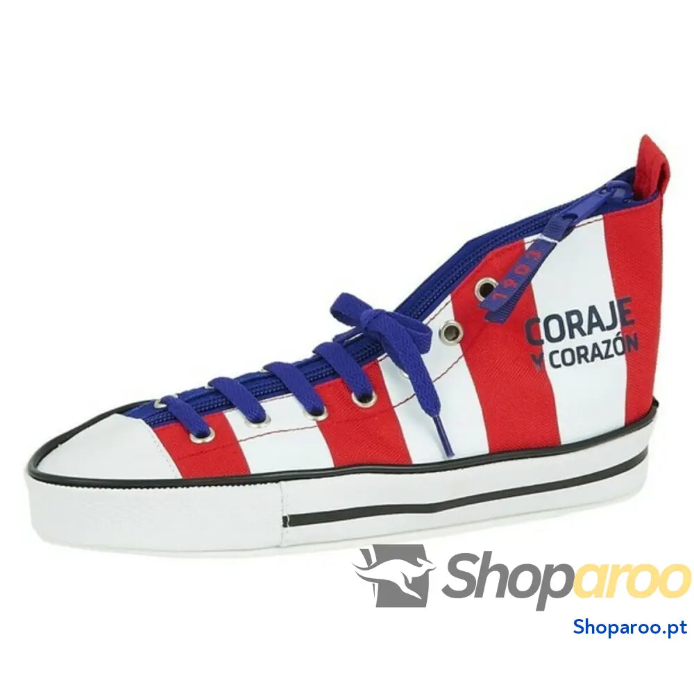 Estojo Atlético Madrid ATM812045500 Azul Vermelho Branco (24 x 12 x 7 cm)
