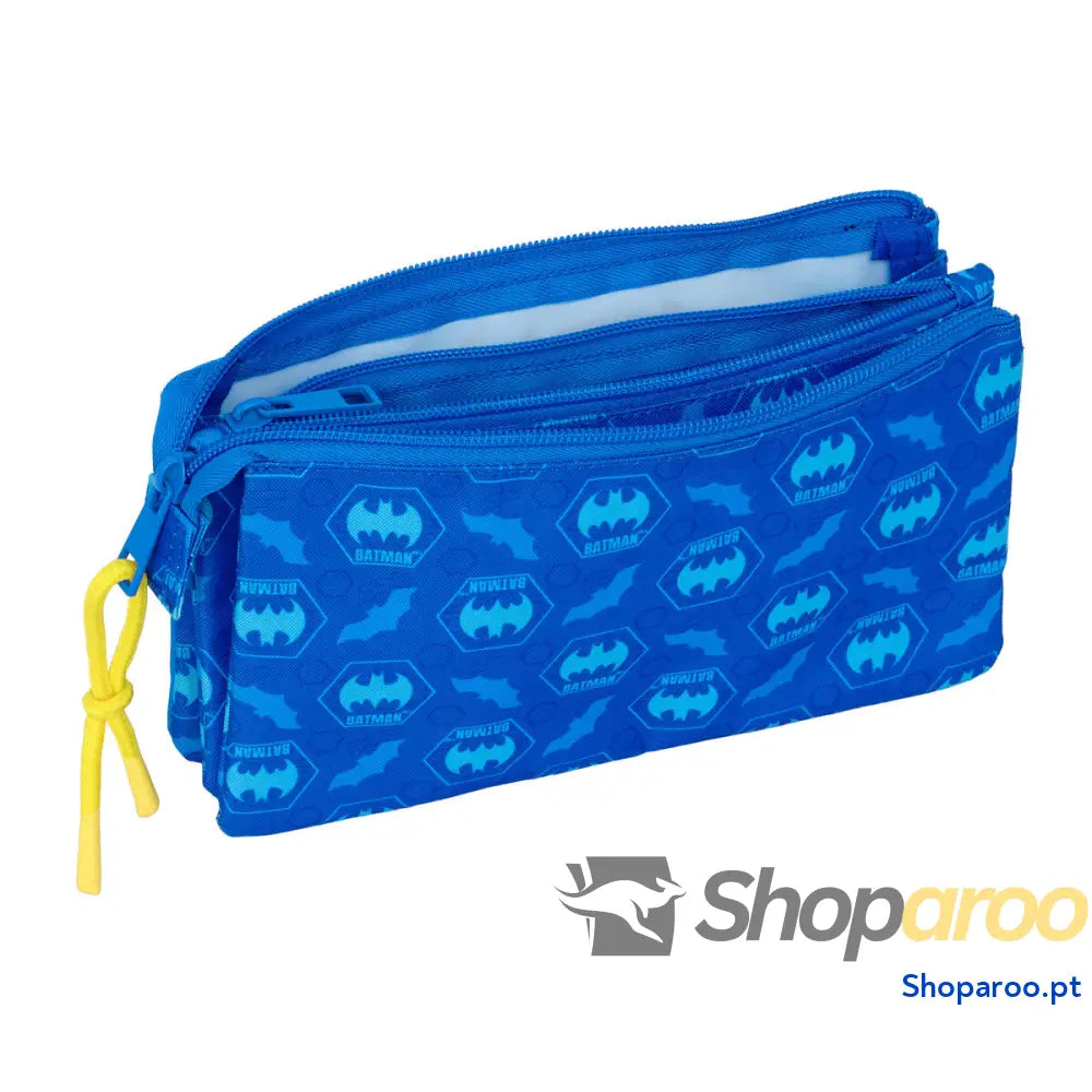 Estojo Batman Azul 22 x 12 x 3 cm