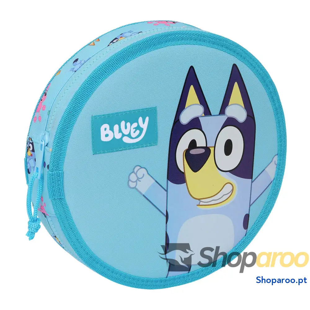 Estojo Bluey Azul celeste 18 Peças