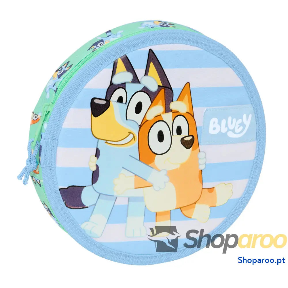 Estojo Bluey Sisters Água-marinha 18 Peças