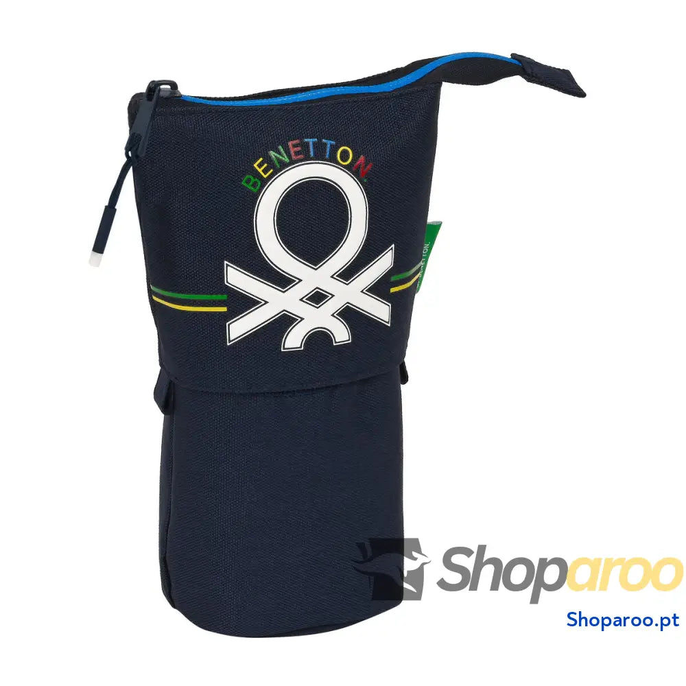 Estojo Cálice Benetton Sixties Azul Marinho (8 x 19 x 6 cm)