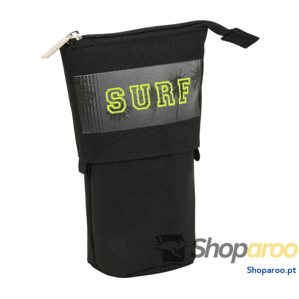 Estojo Cálice Safta Surf Preto (8 x 19 x 6 cm)