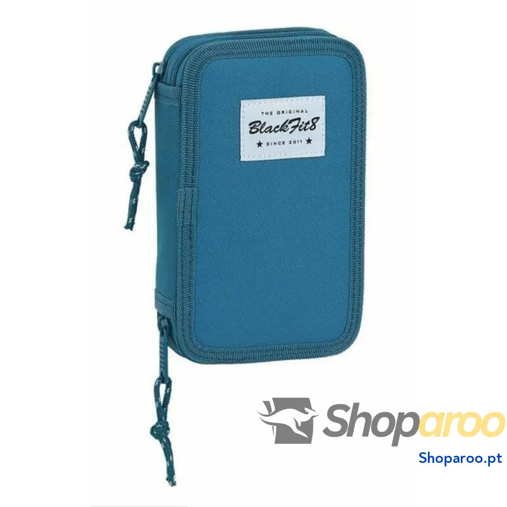 Estojo Duplo BlackFit8 M854 Azul 12.5 x 19.5 x 4 cm (28 Peças)