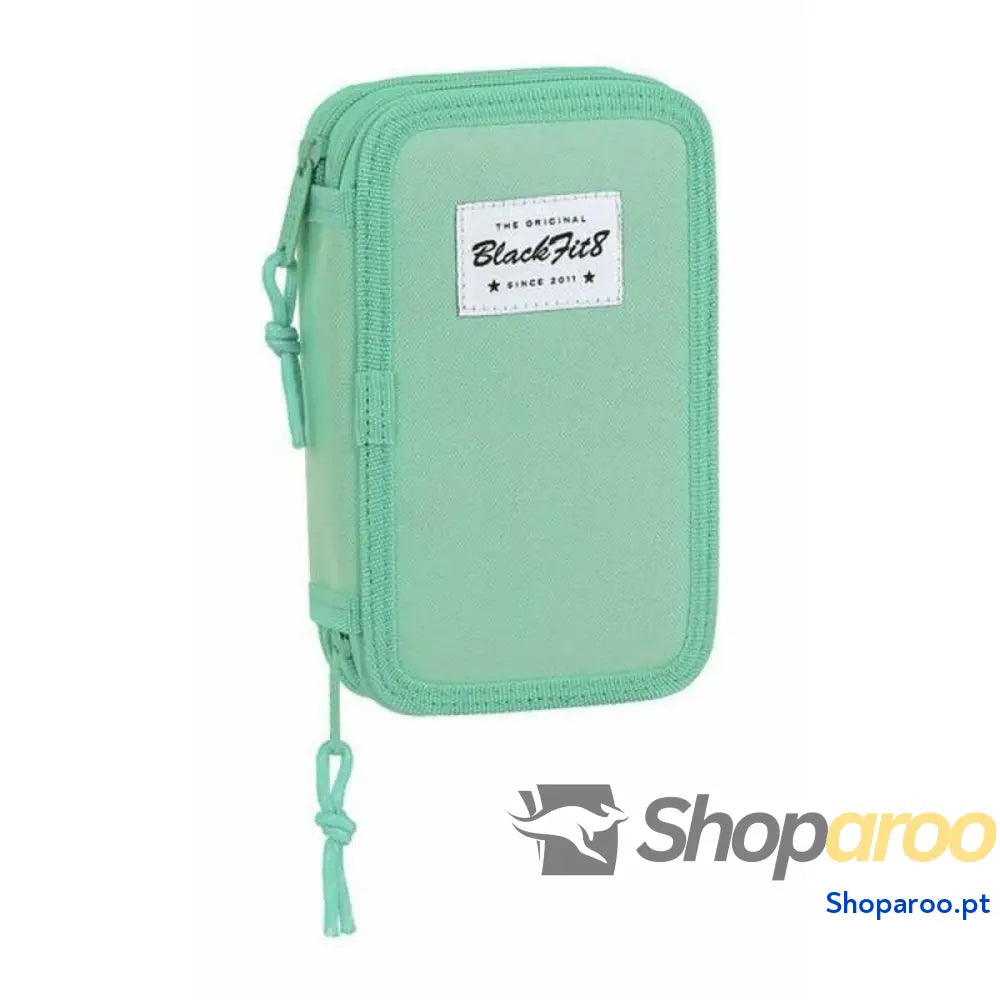 Estojo Duplo BlackFit8 M854 Turquesa 12.5 x 19.5 x 4 cm (28 Peças)