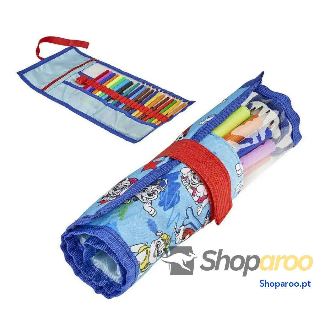 Estojo Escolar com Acessórios The Paw Patrol (22 pcs)