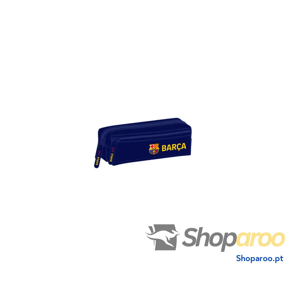 Estojo F.C. Barcelona Azul Grená 22 x 8,5 x 6 cm