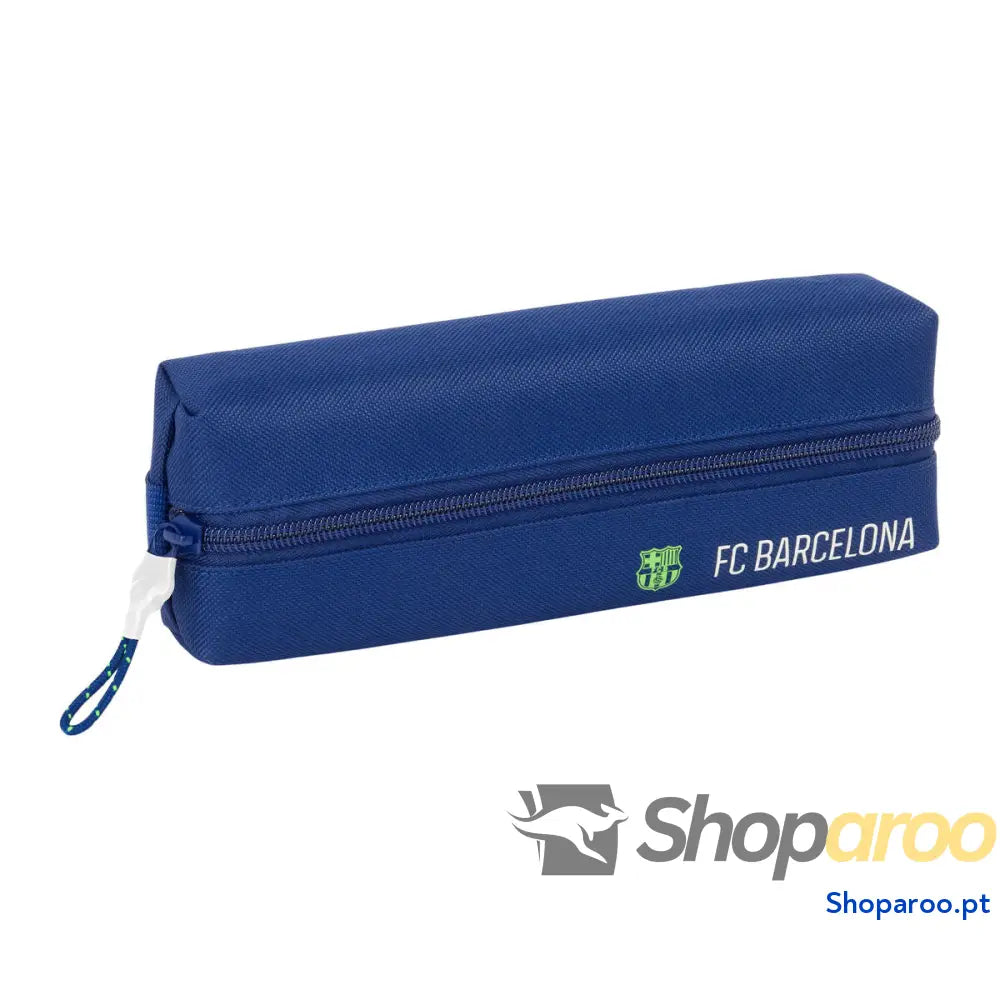 Estojo F.C. Barcelona Azul Marinho 22 x 4 x 7 cm
