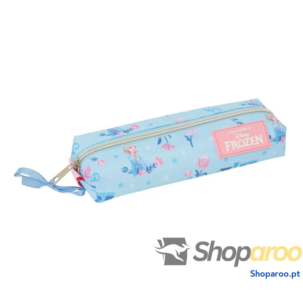 Estojo Frozen Ice magic Azul Claro 22 x 4 x 7 cm