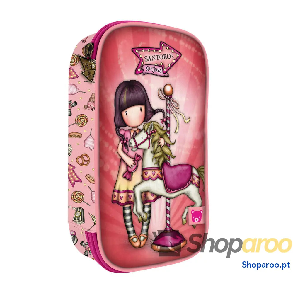 Estojo Gorjuss Carousel Salmão (45 Peças)