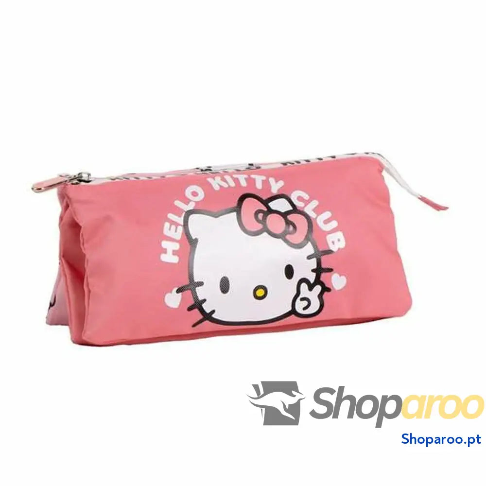 Estojo Hello Kitty Cor de Rosa 2,2 x 1,1 x 22,5 cm