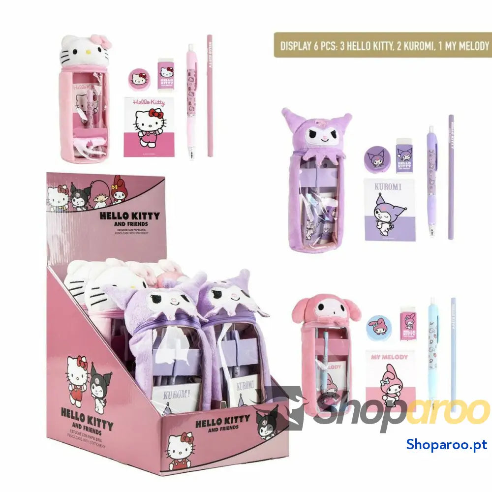 Estojo Hello Kitty Lilás