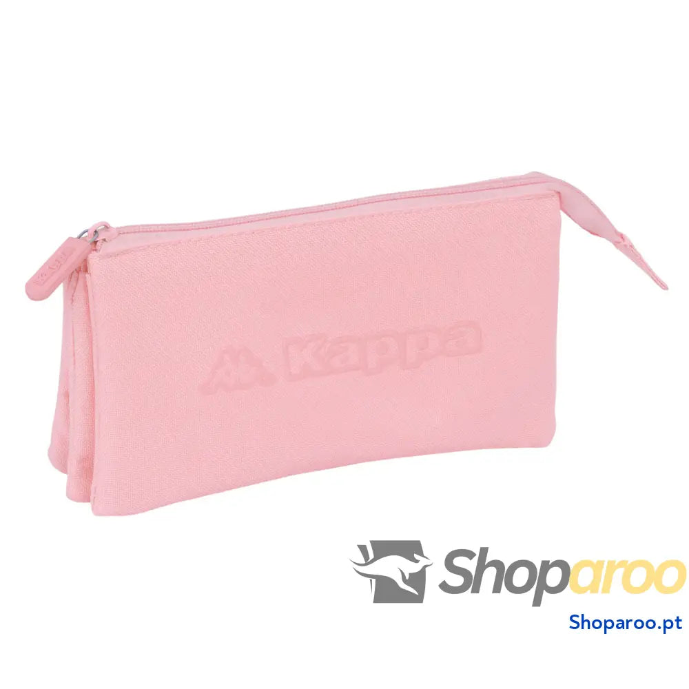 Estojo Kappa Rosa Cor de Rosa 22 x 12 x 3 cm