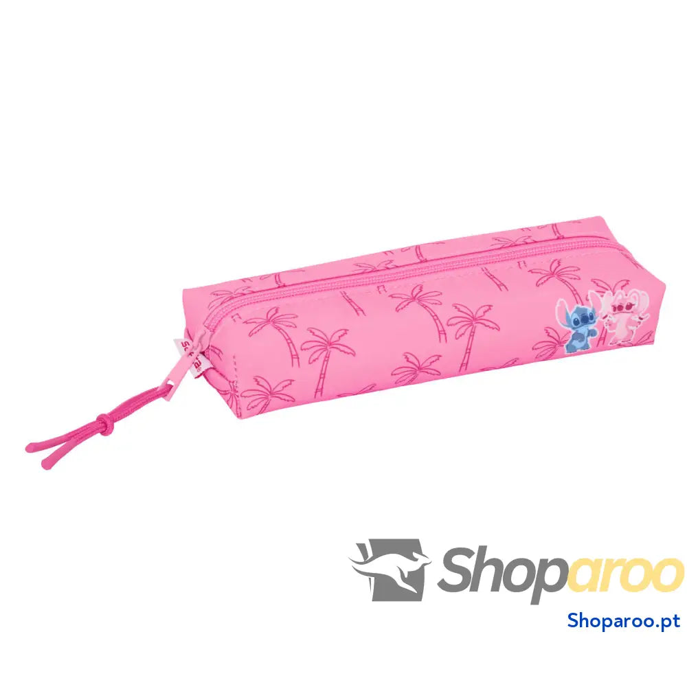 Estojo Lilo & Stitch Chill Cor de Rosa Menta 22 x 4 x 7 cm