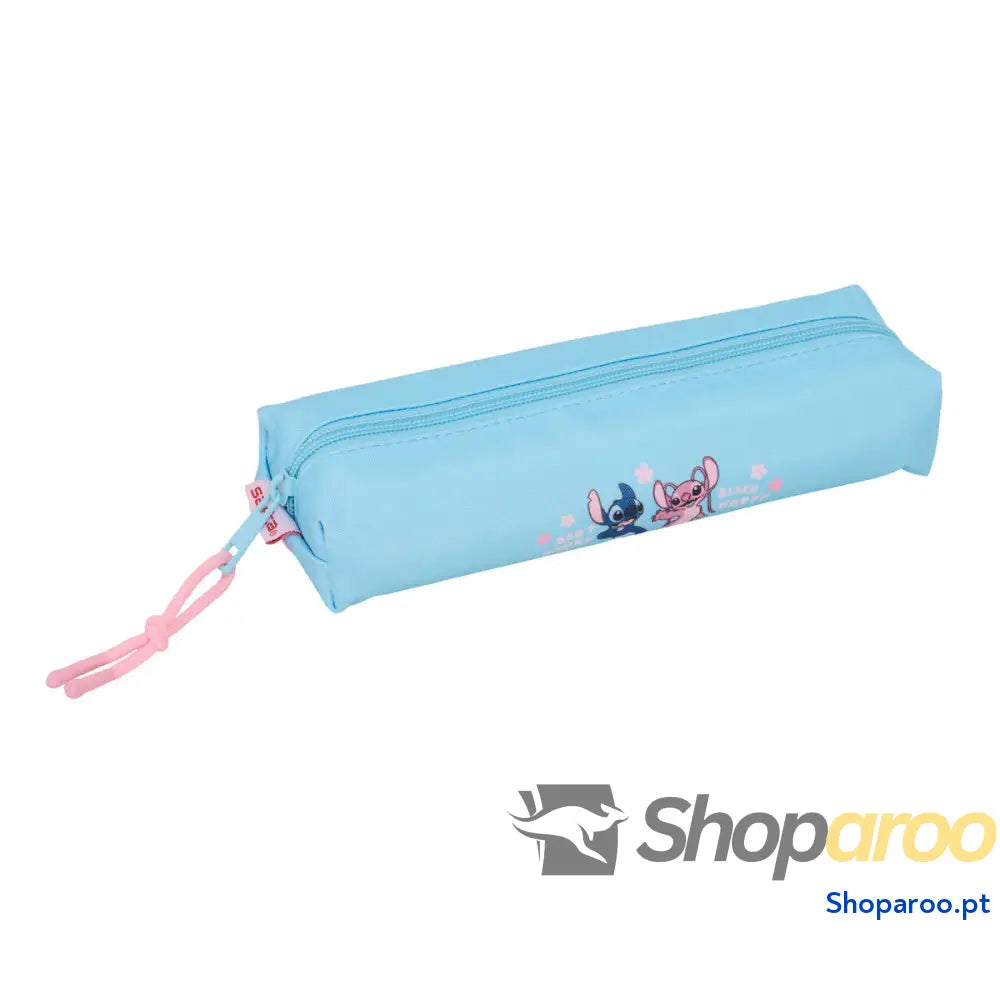 Estojo Lilo & Stitch Happy Azul celeste 22 x 4 x 7 cm
