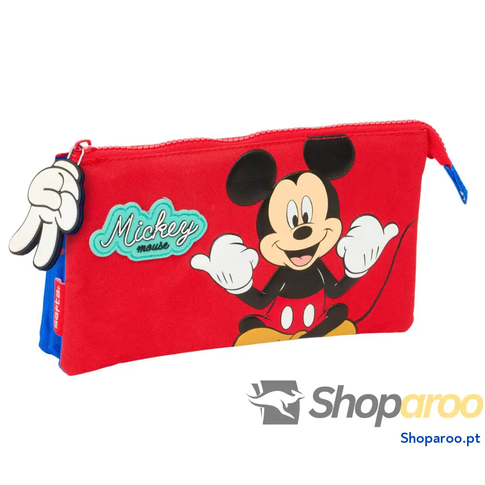 Estojo Mickey Mouse Clubhouse Good day Azul 22 x 12 x 3 cm