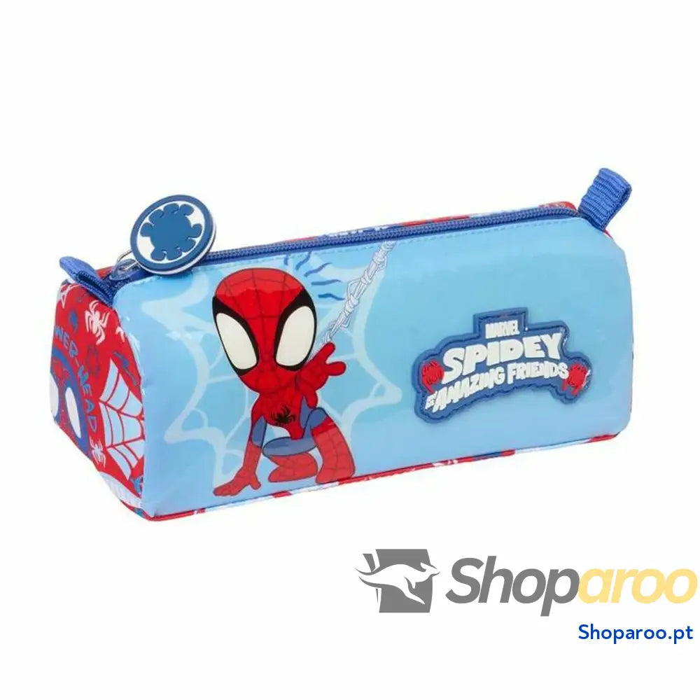 Estojo Spider-Man Rescue Azul Vermelho 21 x 8 x 7 cm
