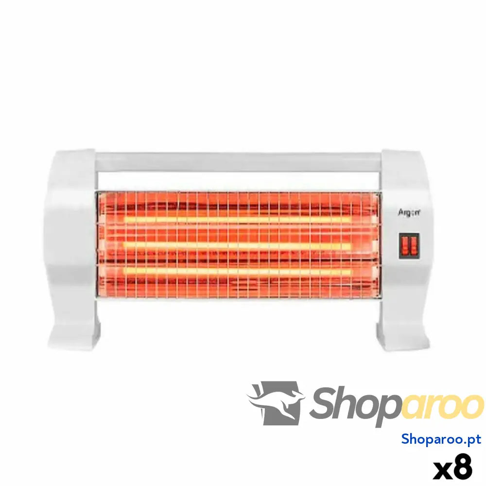 Estufa Elétrica Halógena Argon W HH1231 Branco 1200 (8 Unidades)