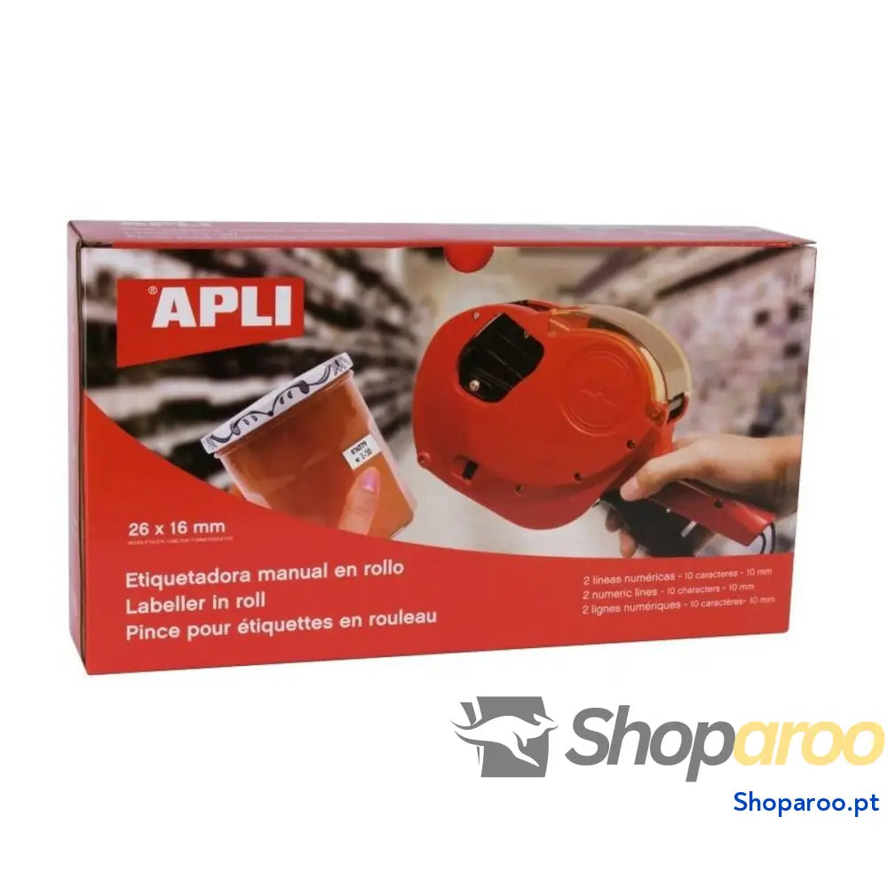 Etiquetadora manual Apli 101419 Vermelho