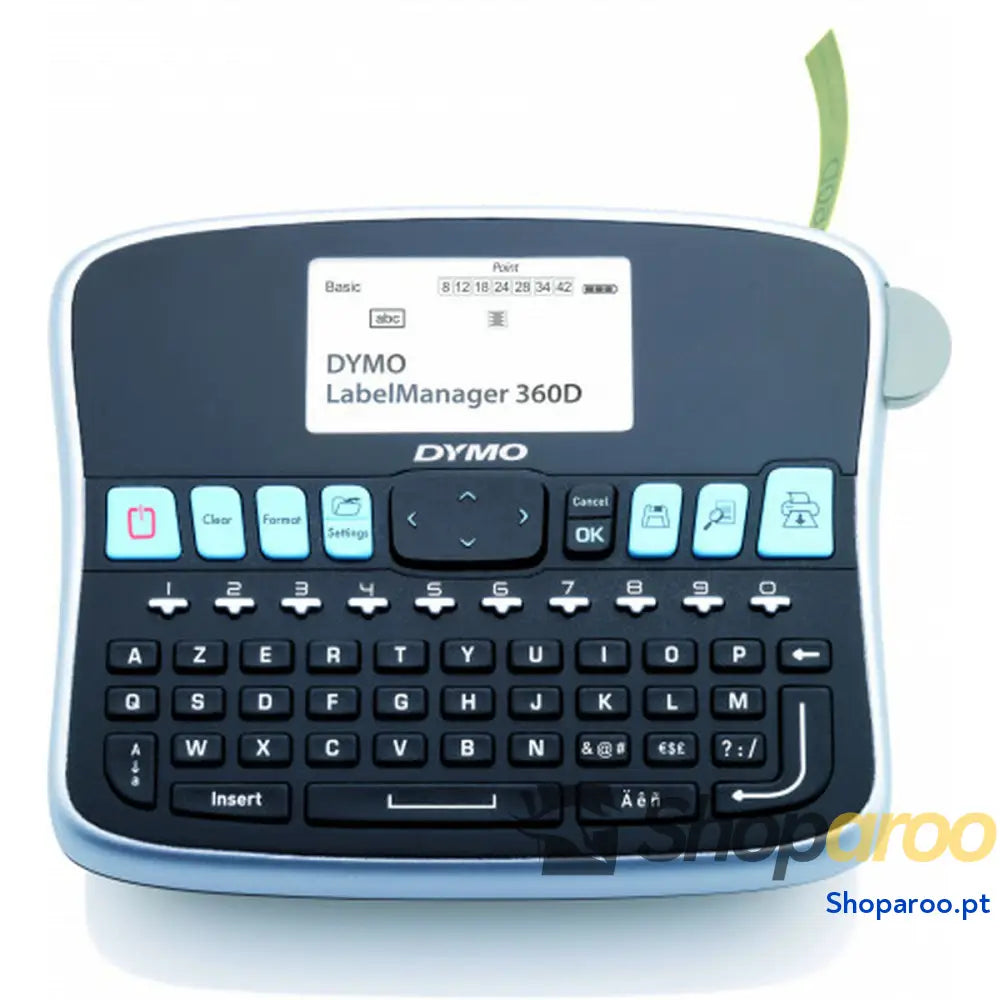Etiquetadora manual Dymo LabelManager™ 360D Preto Preto/Prateado
